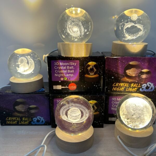 3D Design Crystal Lamp