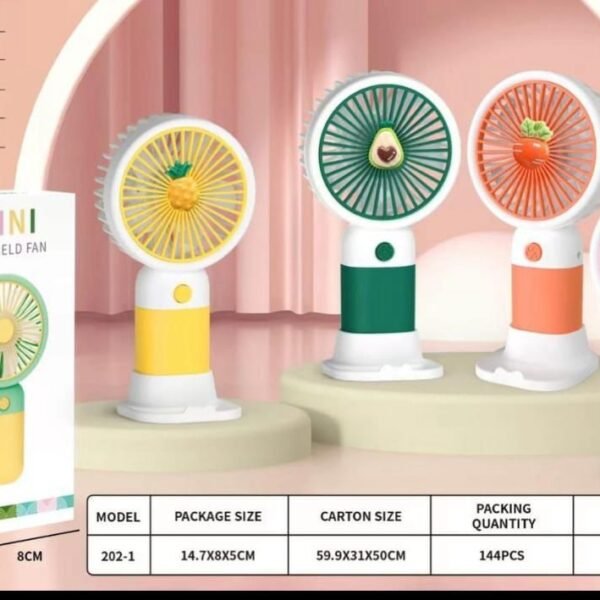 Rechargeable Hand Fan With Heavy Speed