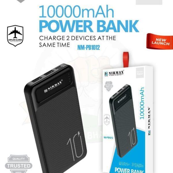 NIRMAX 10000mAh Power Bank