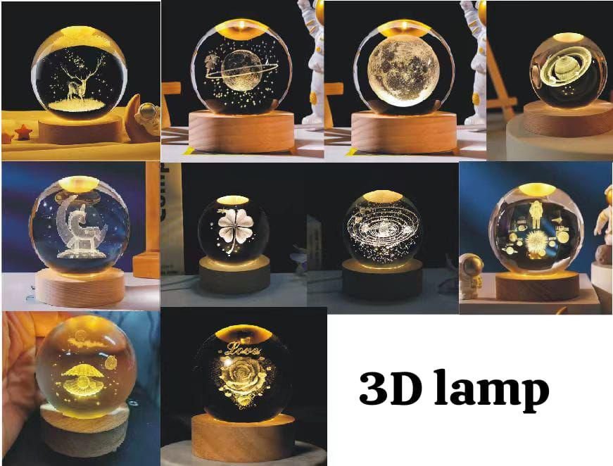 3D Glass Light